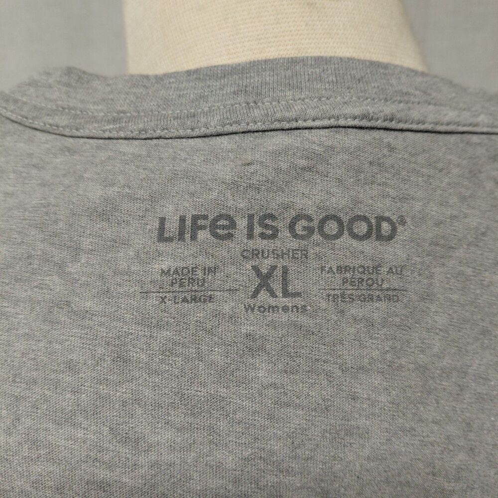 Life Is Good Winnie the Pooh Best Things Gray LS T-Shirt Sz XL - Picture 7 of 8